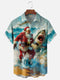 Men's Christmas Funny Graphic Short Sleeve Hawaiian Shirt